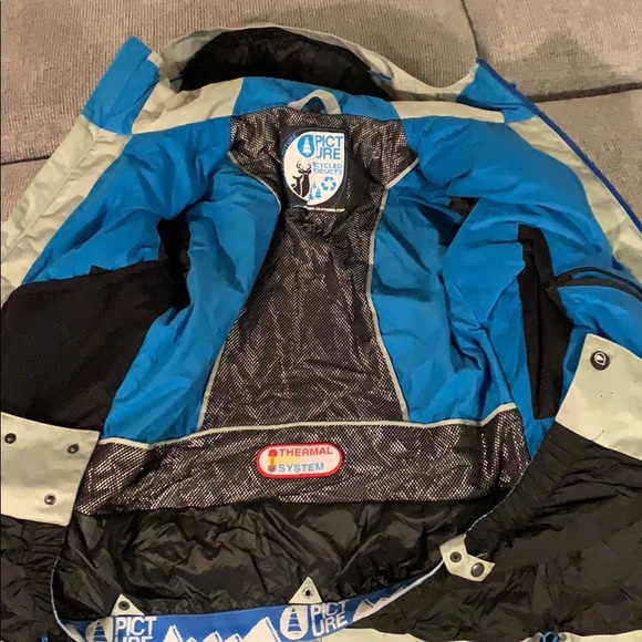 Picture organic clothing snowboarding jacket - Picture 2 of 3